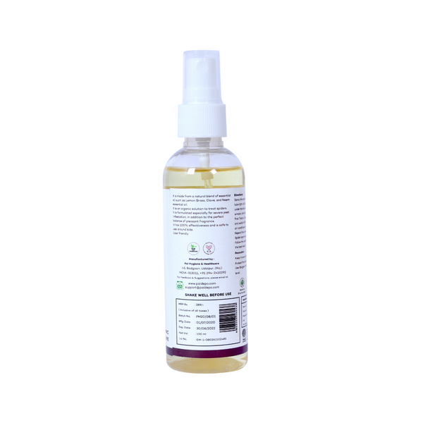 Pai’s Organic Spider Repellent | Organic | 100 ml