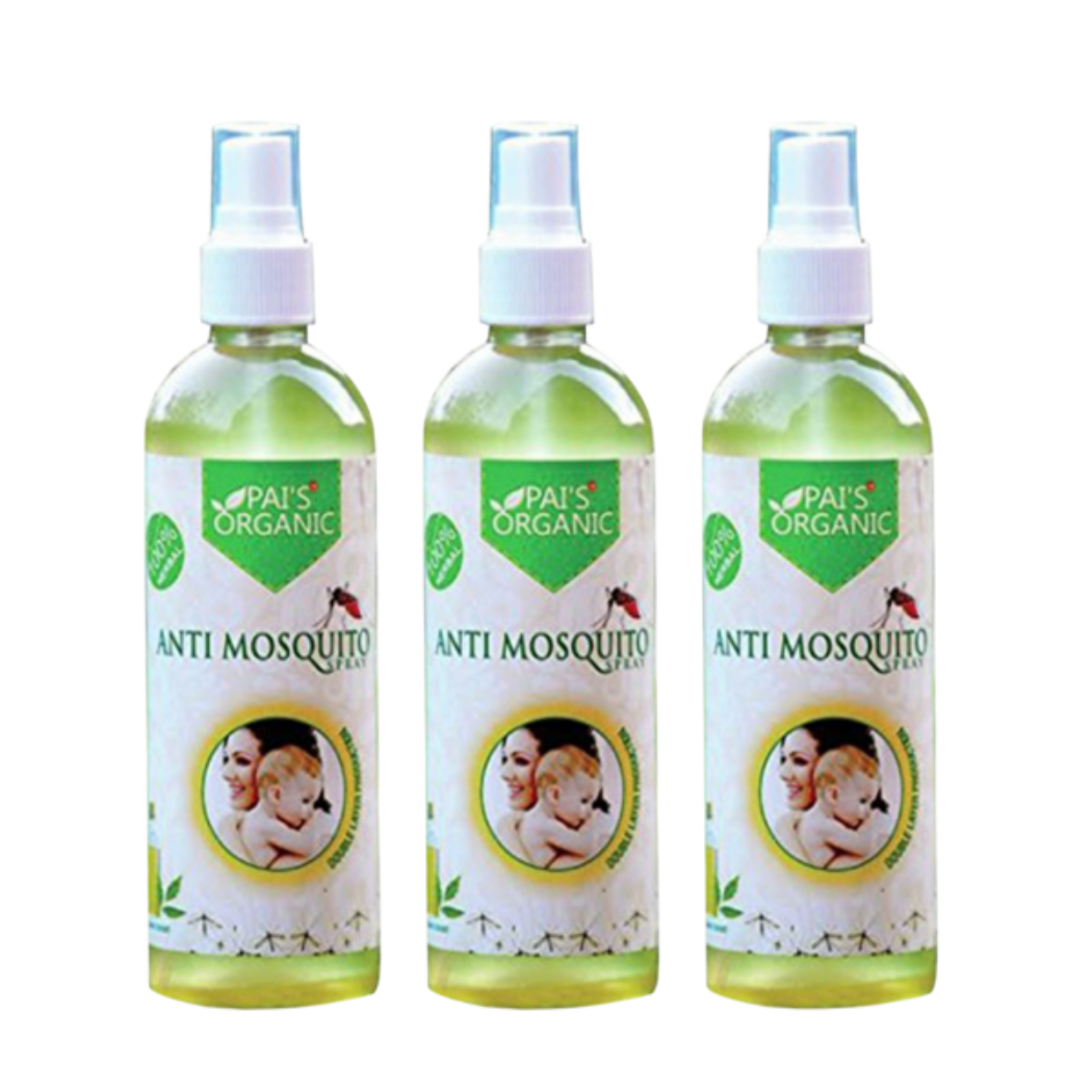 Pai's Anti Mosquito Certified Mosquito Repellent Pack Of Three 600ml