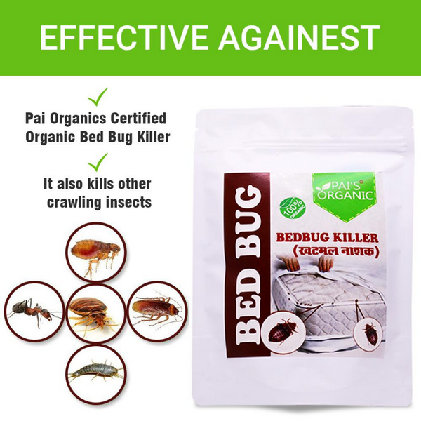 Pai's Organic Natural Bed Bug Killer Diatomaceous Earth 250gm