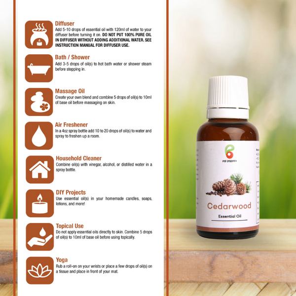 Cedarwood Essential Oil (30gm)