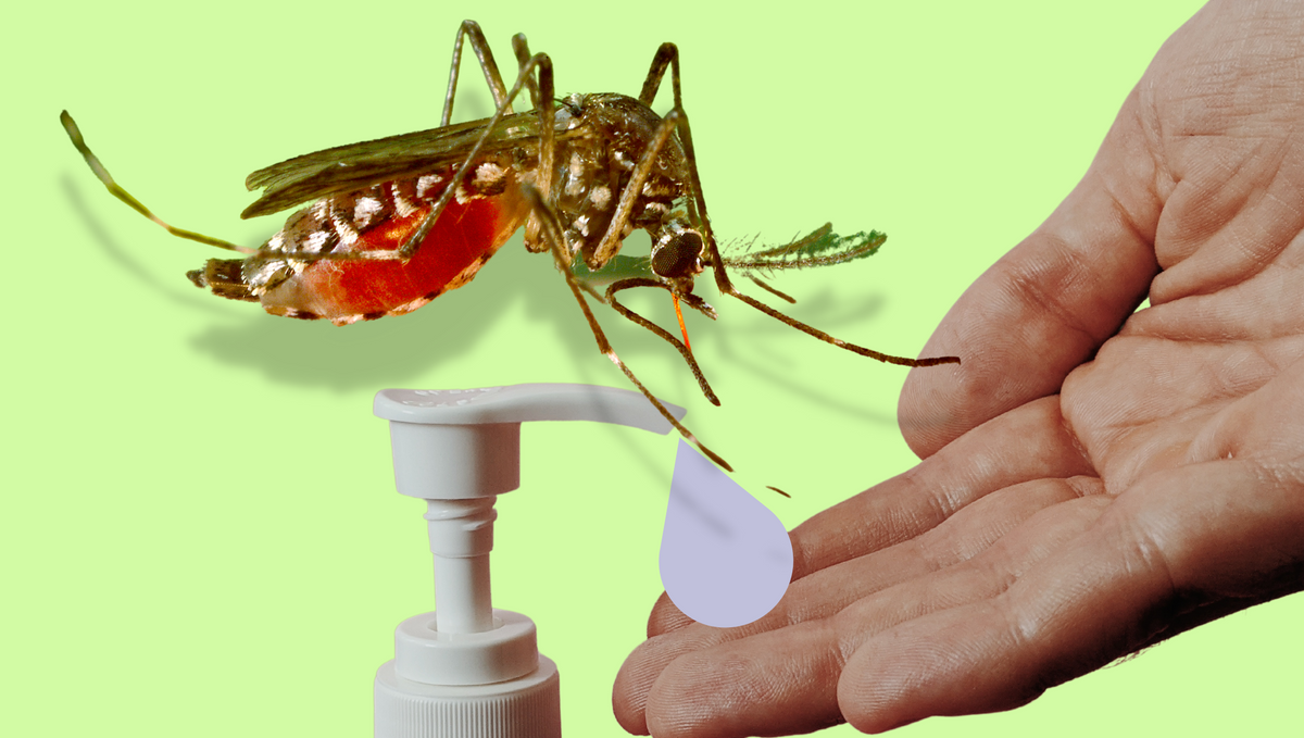 Can disinfectant (sanitizer) spray be used as mosquito repellent?