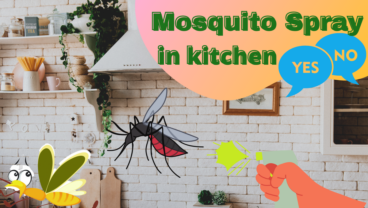 Can we use mosquito spray in kitchen or not?