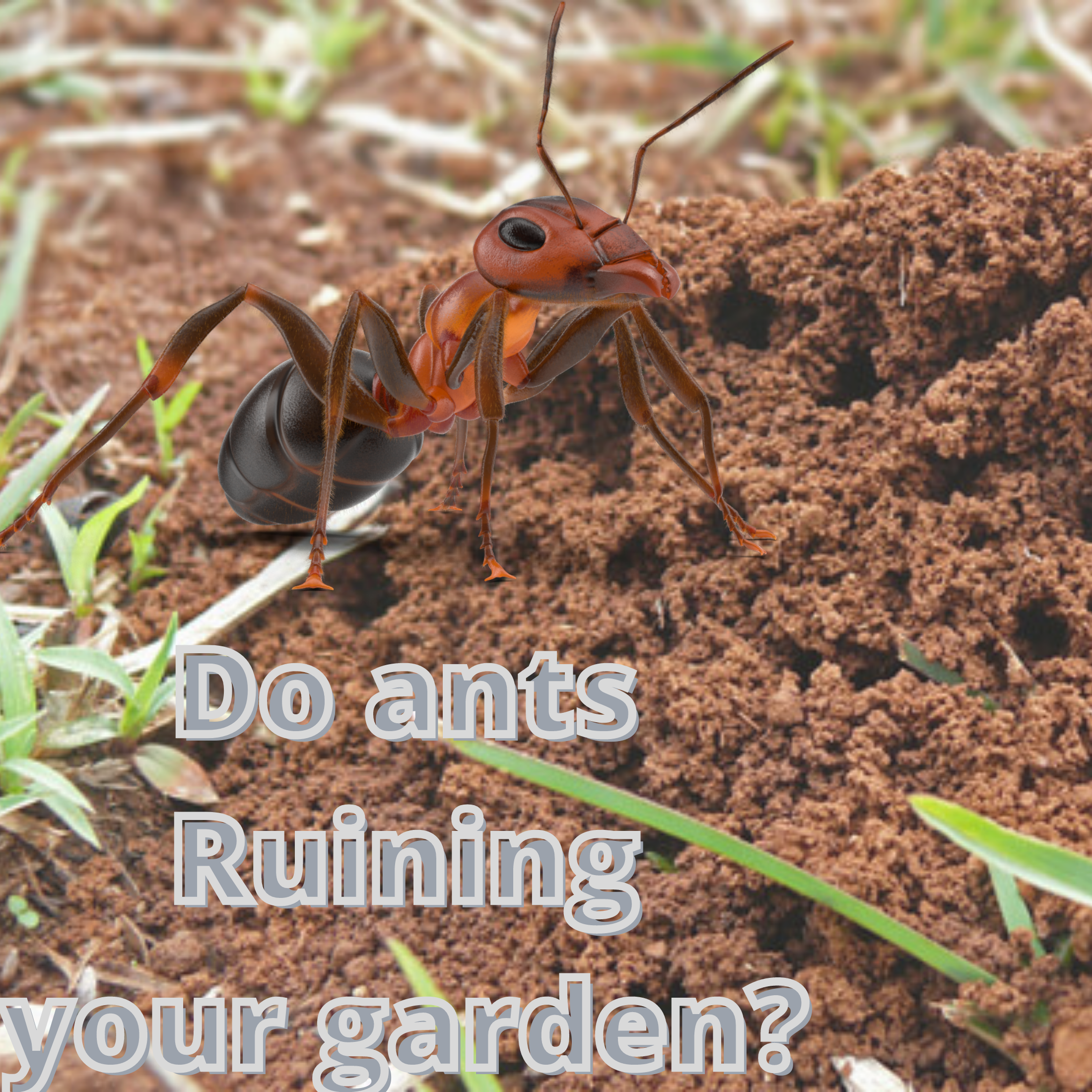 How to get rid of ants in the garden without killing plants?