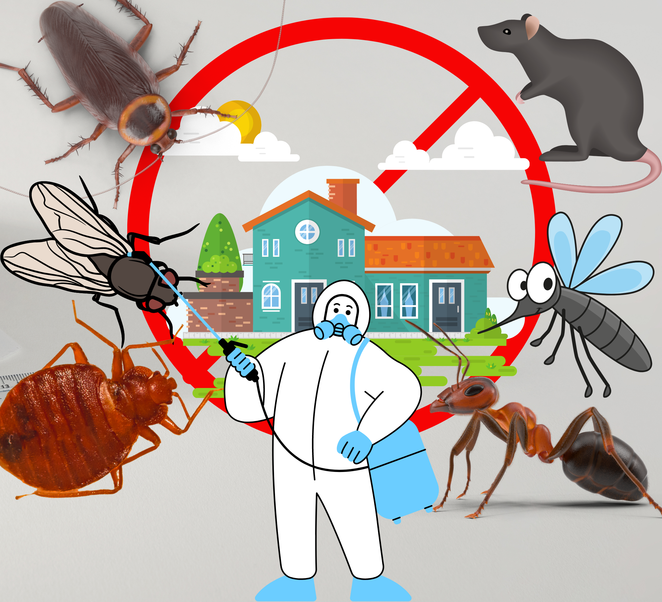 What pest can pest control manage?