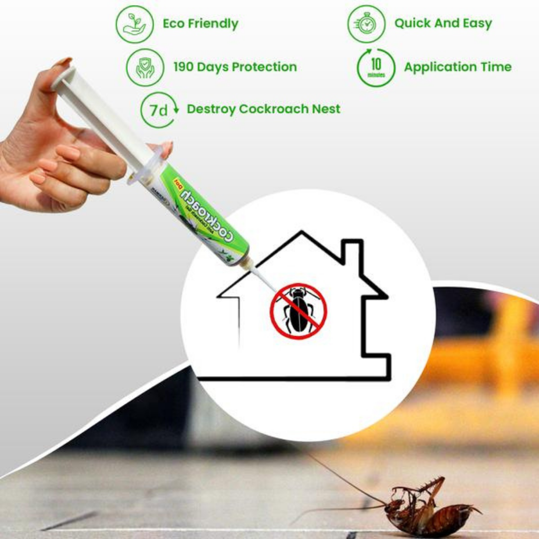 Hit Cockroach Injection Cockroach Dot™ Cockroach Killer Injection with Neem Extract