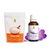 Pai Organics Epsom Bath Salt And Lavender Oil Combo Pack 15ml