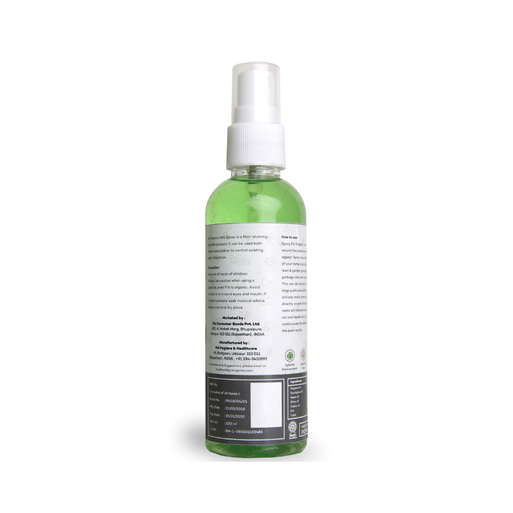 natural ant spray for garden Pai Organic Natural Ant Repellent 100ml by Pai Hygiene & Healthcare