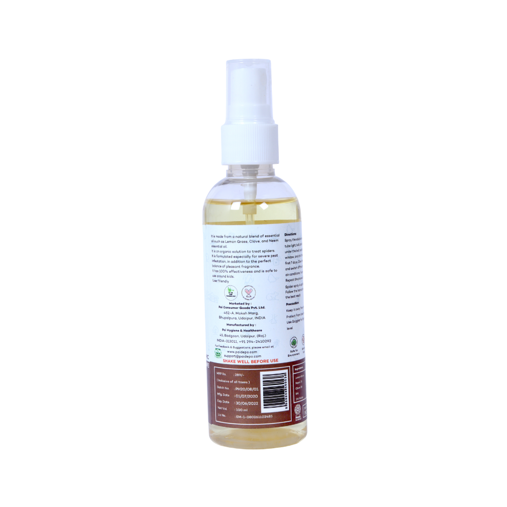 plant safe spider spray Pai Organics Spider Spray |Organic | made of plant oil