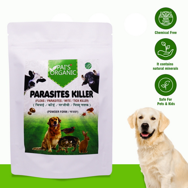 Pai's Organic Parasite Killer Dog Tick Killer All In One For All Animals  1kg